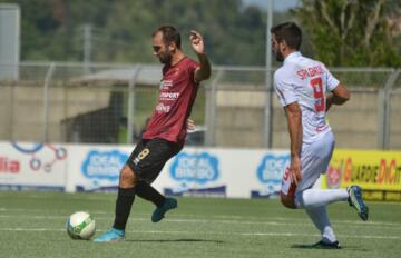 Riccardo Ladinetti in azione con la maglia del Pontedera | Foto U.S Città di Pontedera