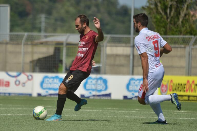 Riccardo Ladinetti in azione con la maglia del Pontedera | Foto U.S Città di Pontedera