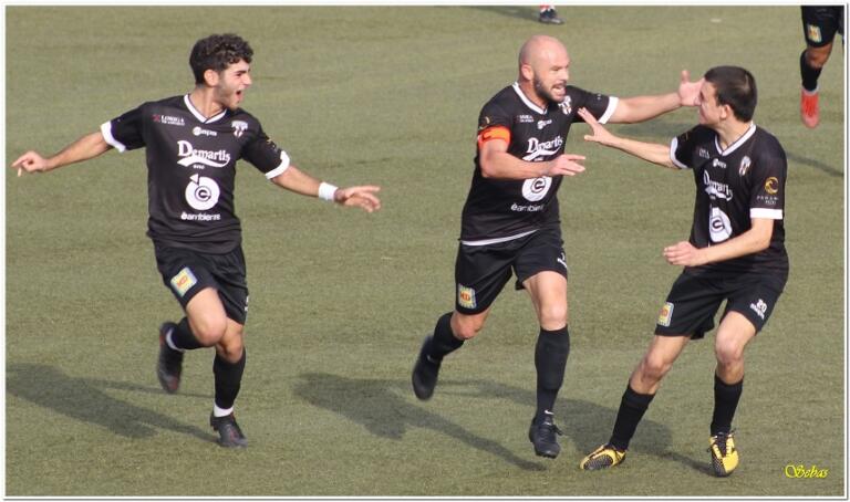 Un'esultanza dell'Ossese dopo un gol | Foto Polisportiva Ossese Calcio