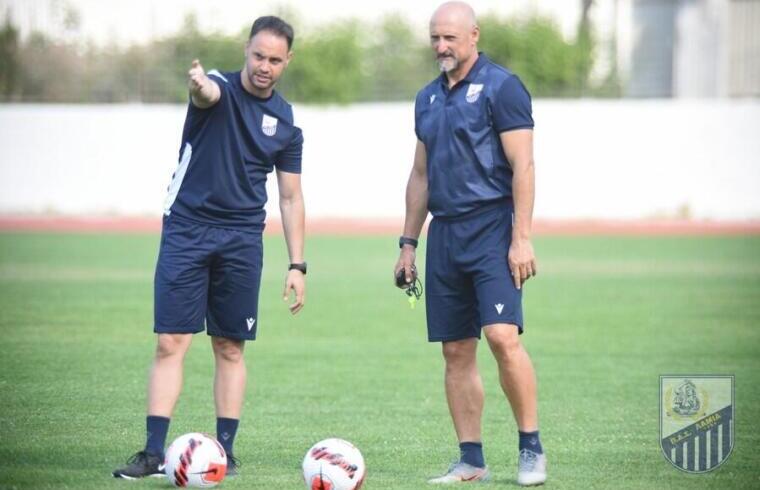 Gianluca Festa durante una sessione di allenamento del Lamia | Foto Lamia FC / Studio Simopoulos