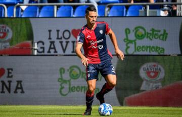 Edoardo Goldaniga in Cagliari- Brescia | Foto Luigi Canu