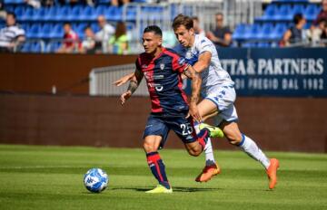 Filippo Falco in Cagliari- Brescia | Foto Luigi Canu