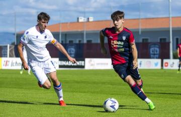 Michele Carboni del Cagliari Primavera | Foto Cagliari Calcio