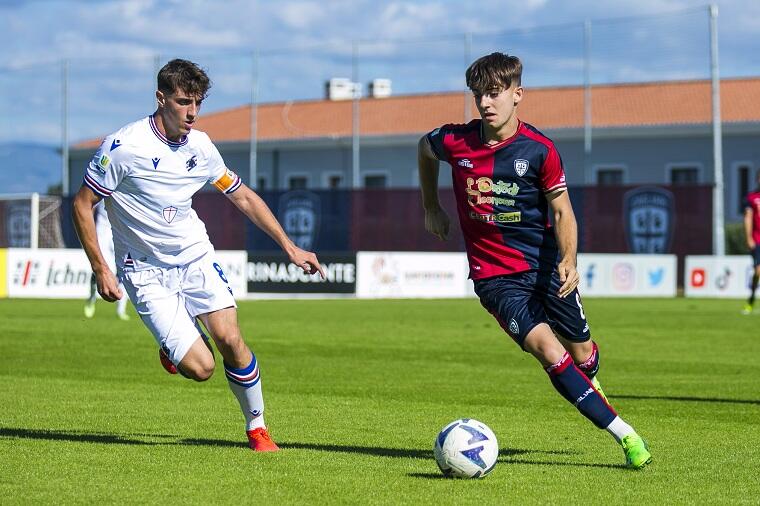 Michele Carboni del Cagliari Primavera | Foto Cagliari Calcio
