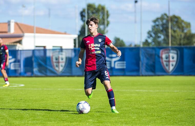 Michele Carboni del Cagliari Primavera | Foto Cagliari Calcio