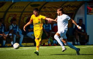 Lorenzo Loru in Atletico Uri-Cassino | Foto Andrea Baldinu