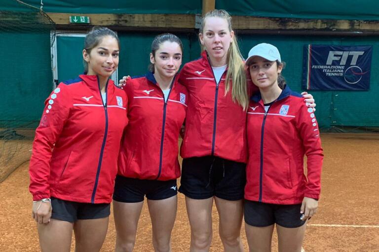 Le ragazze del Tennis Club Cagliari