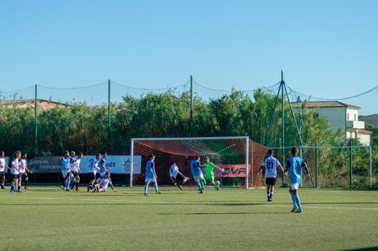 Gol di Escobar contro il Nola per l'Ilvamaddalena