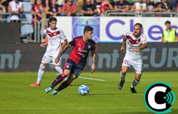 Vincenzo Millico in Cagliari-Reggina | Foto Gianluca Zuddas