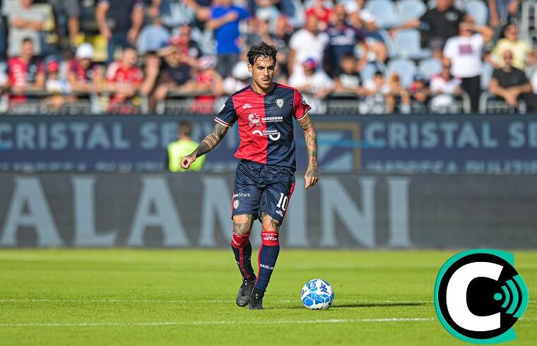 Nicolas Viola durante Cagliari-Reggina | Foto Gianluca Zuddas