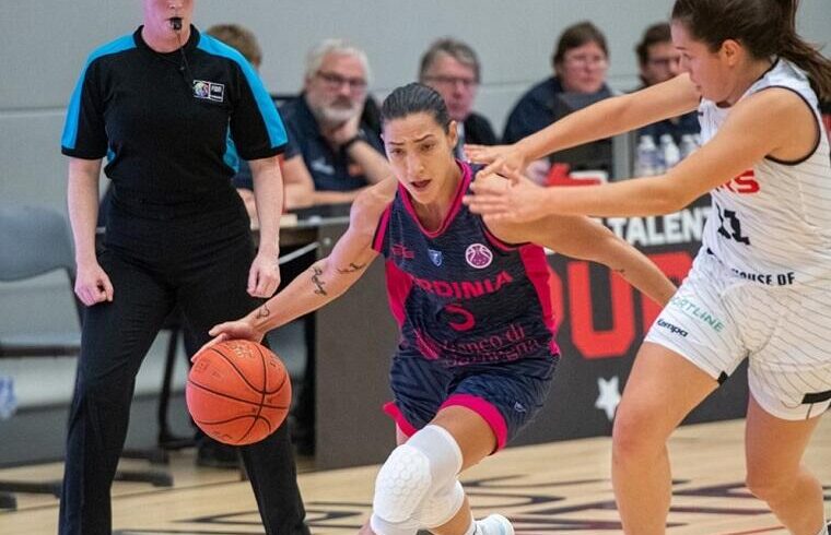 Debora Carangelo in Kortrijk-Dinamo Sassari | Foto FIBA