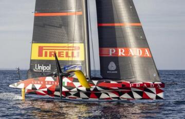 Luna Rossa Prototype durante la sessione di allenamento di Cagliari | Foto Luna Rossa