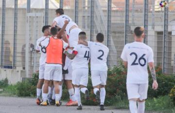 Esultanza allo Zoboli del Carbonia Calcio | Credit Fabio Murru