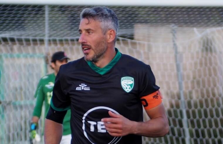 Danilo Bonacquisti capitano dell'Arzachena | Foto Arzachena Calcio