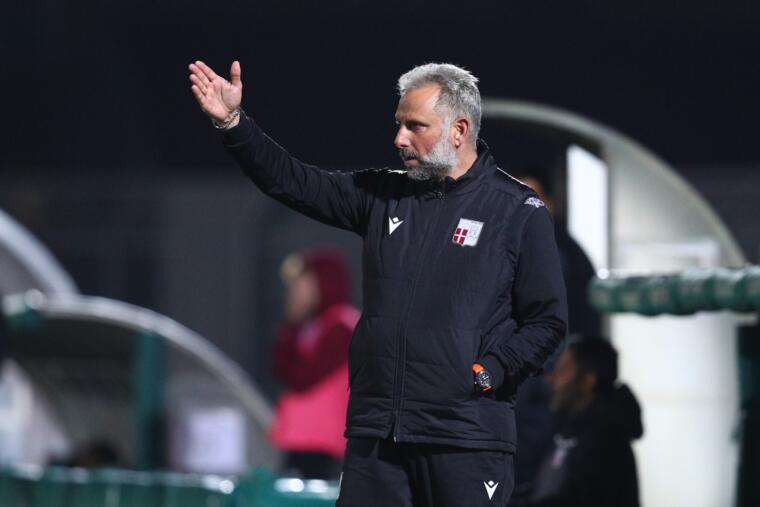 Mister Marco Gaburro | Credit Rimini Calcio