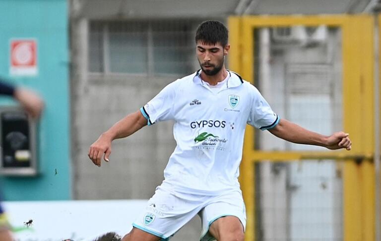 Brignani, difensore dell'Olbia | Foto Sandro Giordano