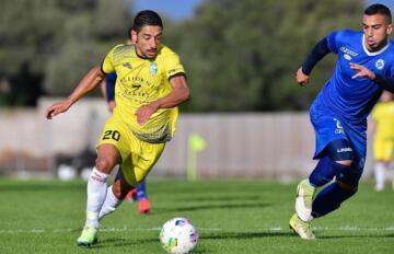 Bolo dell'Arzachena contro il Portici | Foto Arzachena Calcio