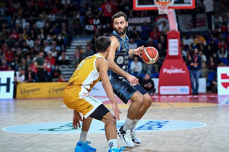 Stefano Gentile in Pesaro-Dinamo | Foto Luigi Canu