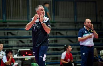 Dino Guadalupi, coach dell'Hermaea | Foto Luigi Canu