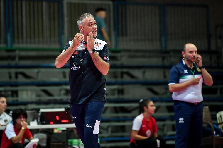 Dino Guadalupi, coach dell'Hermaea | Foto Luigi Canu