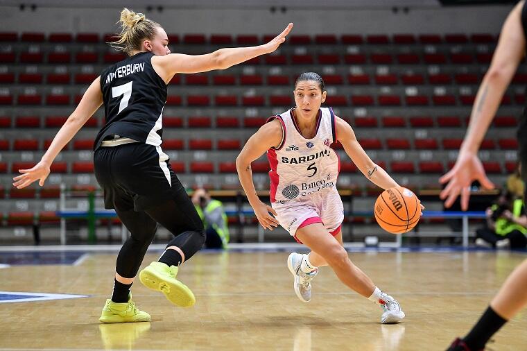Debora Carangelo in Dinamo-London Lions di Eurocup | Foto Luigi Canu