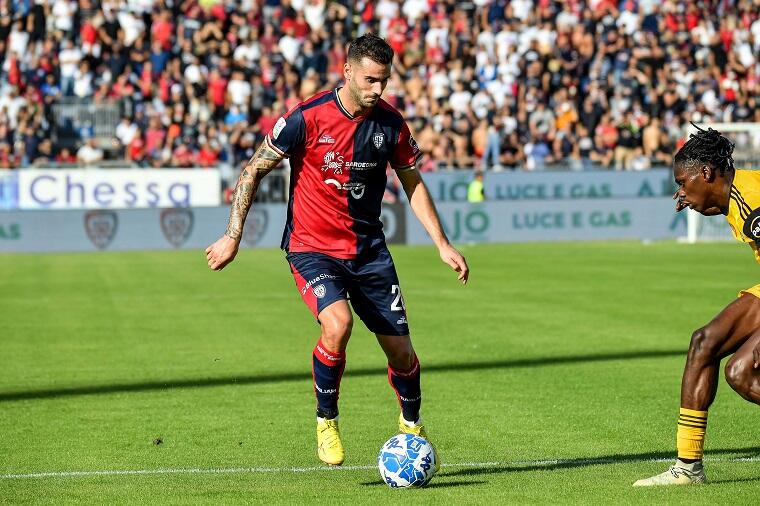 Gaston Pereiro in Cagliari-Pisa | Foto Luigi Canu