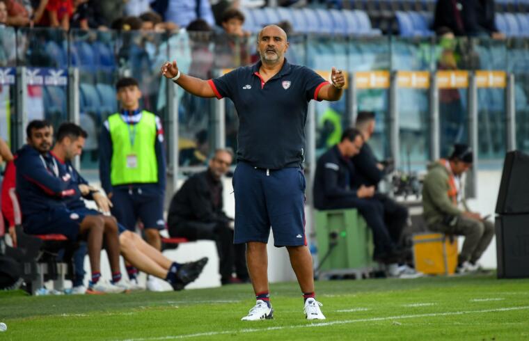 Fabio Liverani durante Cagliari-Pisa | Foto Luigi Canu