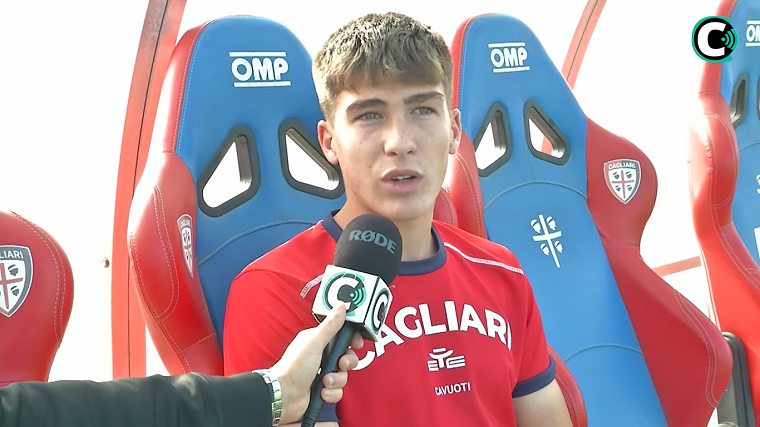 Nicolò Cavuoti, centrocampista del Cagliari Primavera