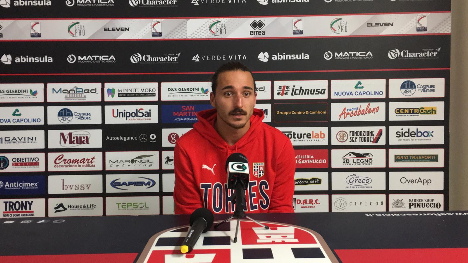 Alessandro Masala centrocampista della Torres