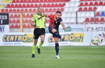 Lisai al tiro nella sfida contro la Reggiana | Foto Alessandro Sanna