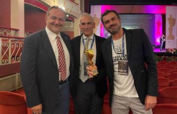 Da sinistra a destra Manfredi Leone, Emanuele Garzia e Stefano Sernagiotto | Foto Ufficio Stampa