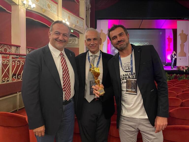 Da sinistra a destra Manfredi Leone, Emanuele Garzia e Stefano Sernagiotto | Foto Ufficio Stampa