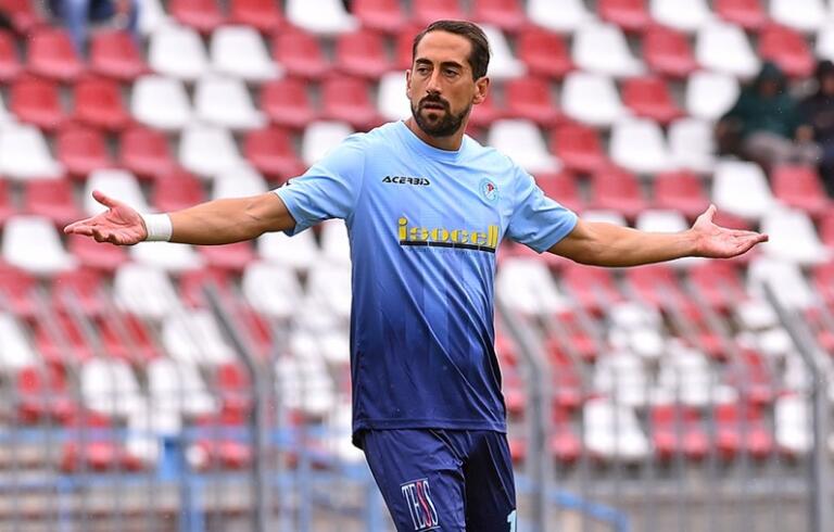 Andrea Cocco in maglia Albinoleffe | Foto Albinoleffe Calcio