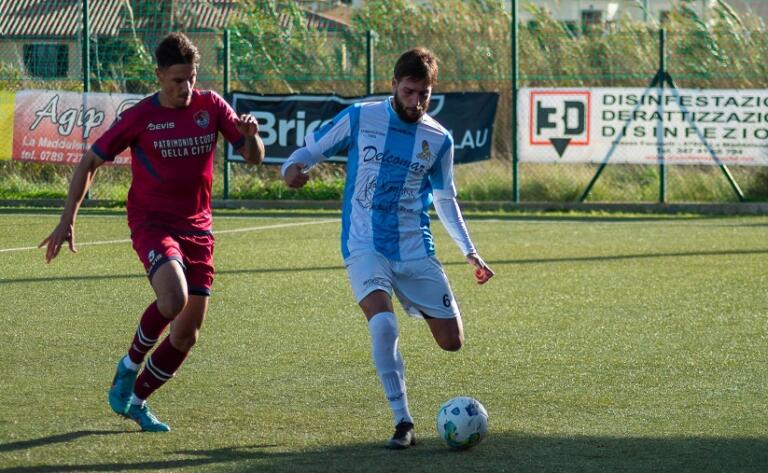 Di Pietro in Ilvamaddalena-Tivoli | Foto Alessandro Cossu - Ilvamaddalena calcio
