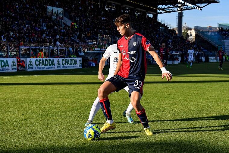 Adam Obert durante Cagliari-Cosenza | Foto Luigi Canu