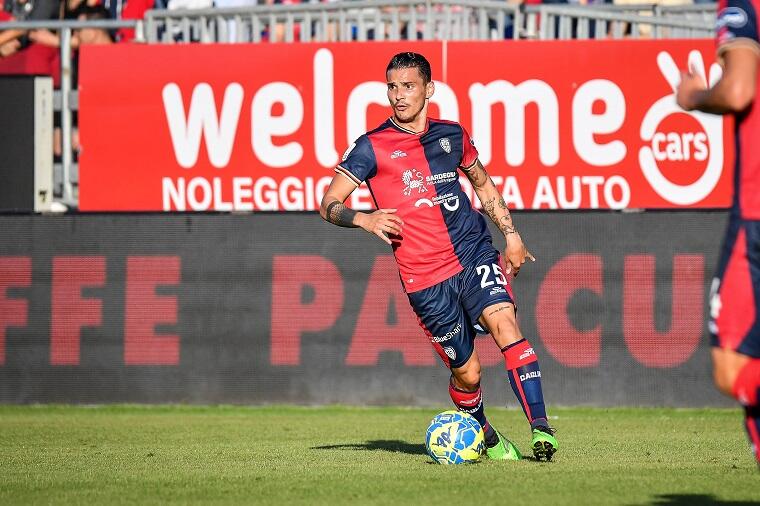 Filippo Falco durante Cagliari-Cosenza | Foto Luigi Canu