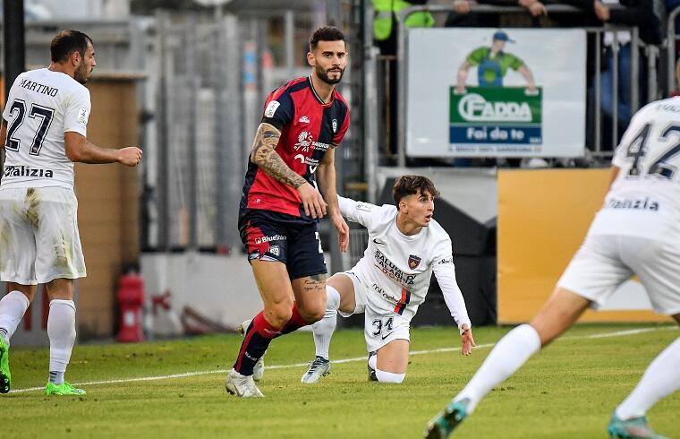 Gaston Pereiro in Cagliari-Cosenza | Foto Luigi Canu