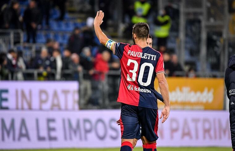 Leonardo Pavoletti nel post partita di Cagliari-Parma | Foto Luigi Canu