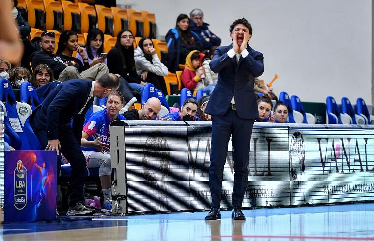 Antonello Restivo coach delle Dinamo Women | Foto Luigi Canu