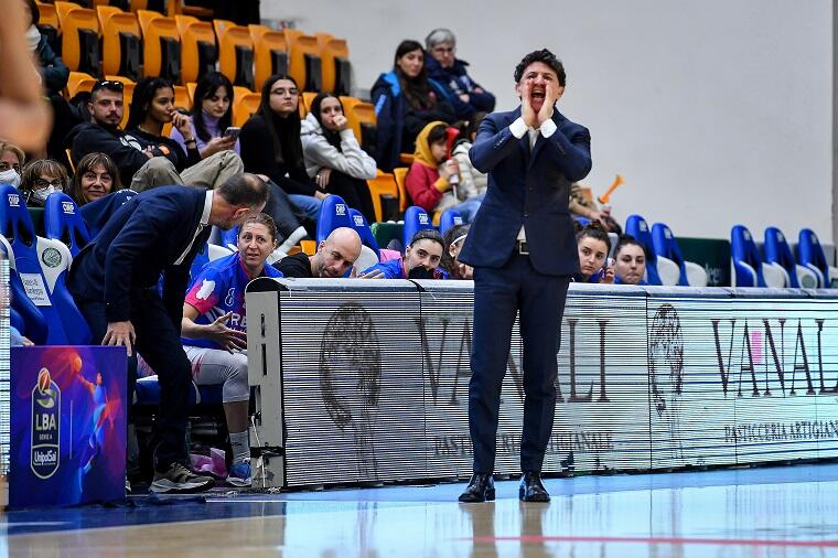 Antonello Restivo coach delle Dinamo Women | Foto Luigi Canu