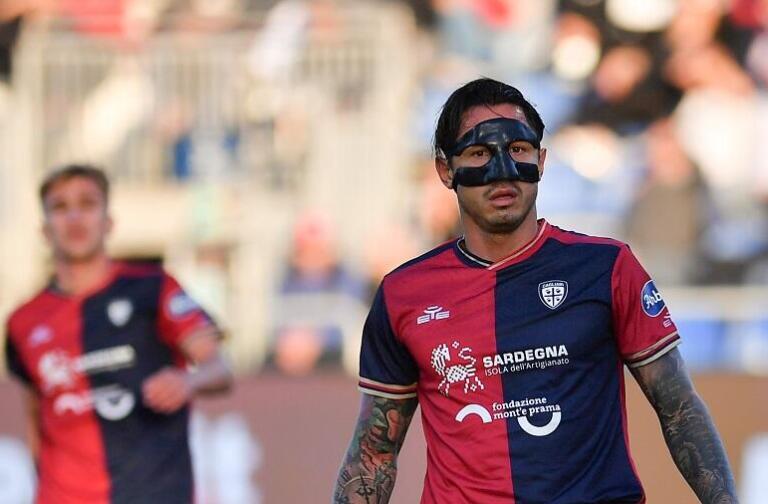 Gianluca Lapadula in Cagliari-Cosenza | Foto Emanuele Perrone