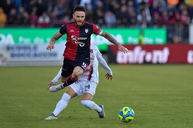 Nahitan Nandez in Cagliari-Cosenza | Foto Emanuele Perrone