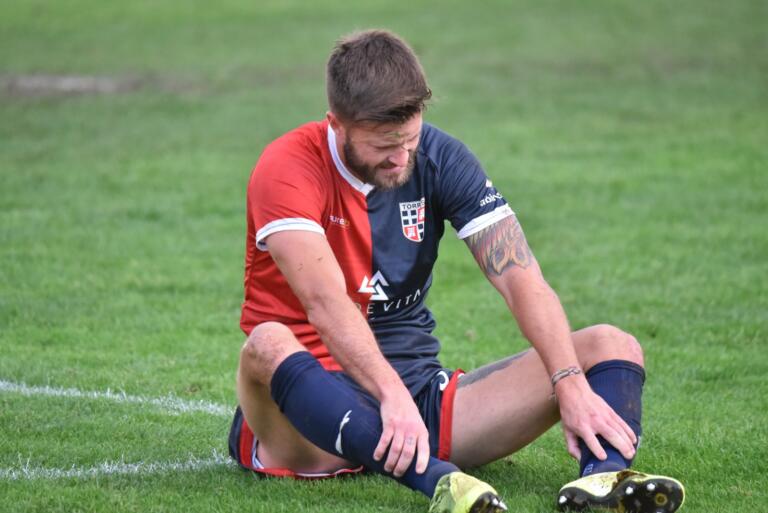 Paolo Dametto, difensore della Torres | Foto Alessandro Sanna