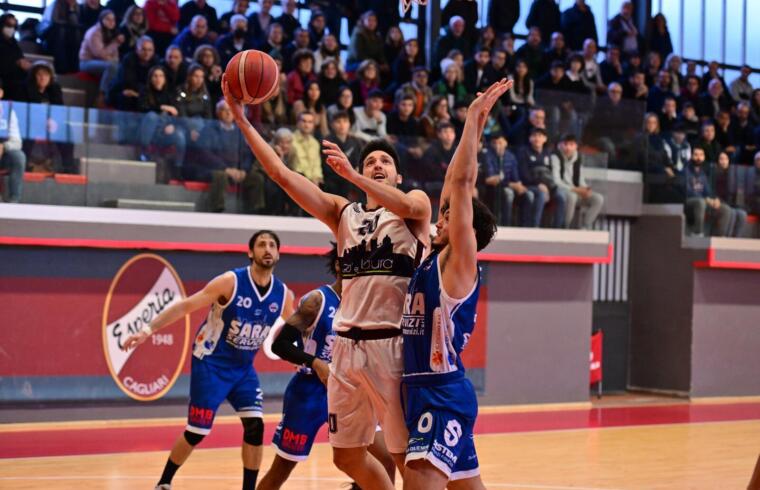 Perez Da Rold durante Esperia Cagliari-Ciampino | Foto Andrea Chiaramida