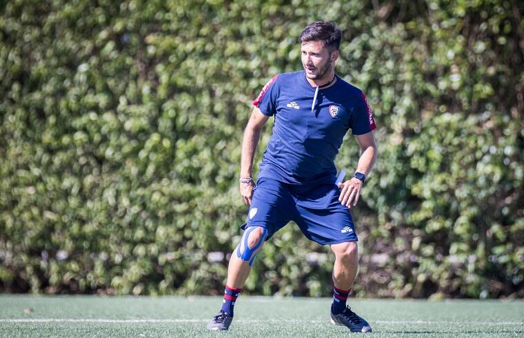 Davide Meloni collaboratore tecnico di Michele Filippi nella Primavera 1 | Foto Cagliari Calcio