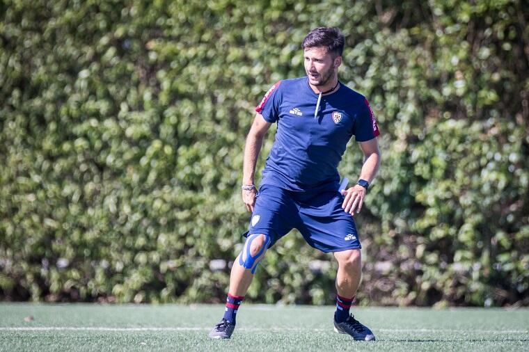 Davide Meloni collaboratore tecnico di Michele Filippi nella Primavera 1 | Foto Cagliari Calcio