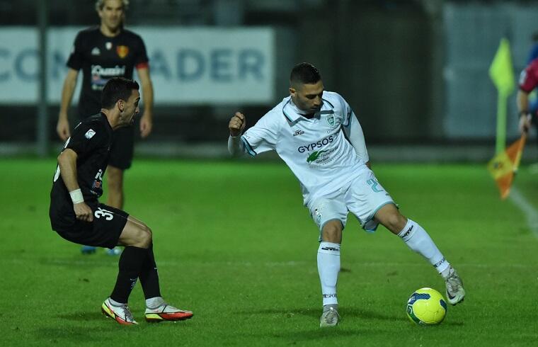 Roberto Biancu durante Olbia-Lucchese | Foto Sandro Giordano - Olbia Calcio