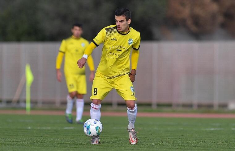 Luca Manca, giocatore dell'Arzachena | Foto Emanuele Perrone