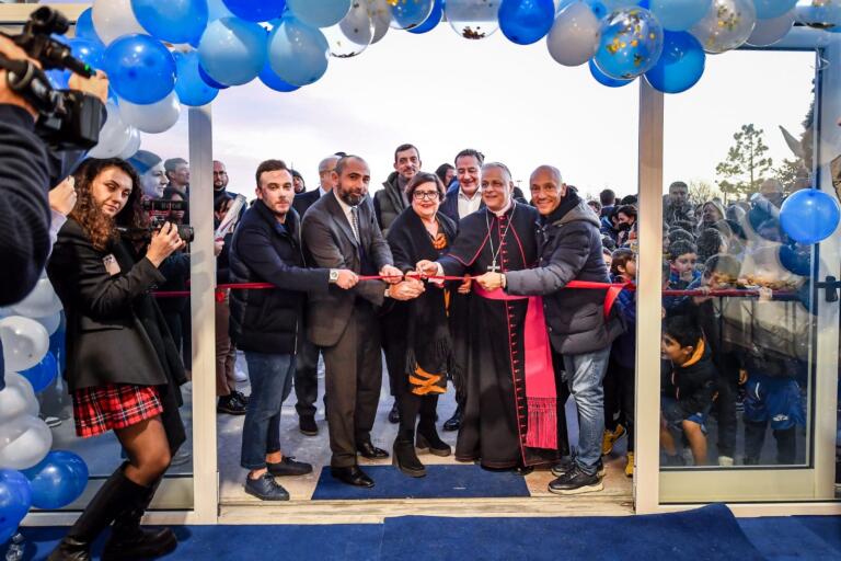 Inaugurazione della nuova palestra per le giovanili della Dinamo Sassari | Credit Luigi Canu