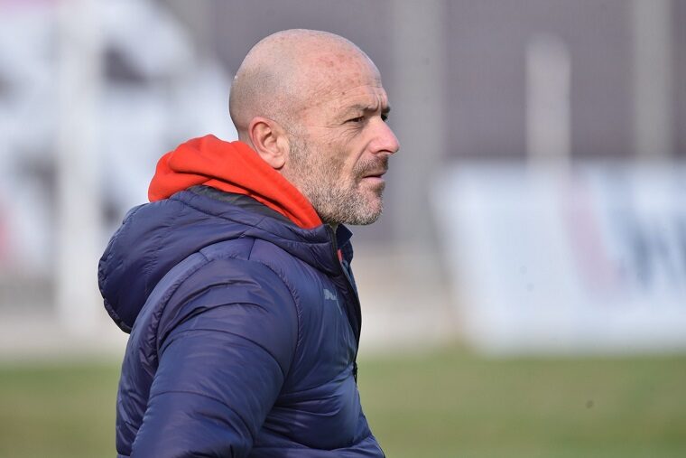 Alfonso Greco durante Torres-Virtus Entella | Foto Alessandro Sanna